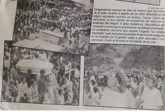 Accidente de tránsito en Suárez