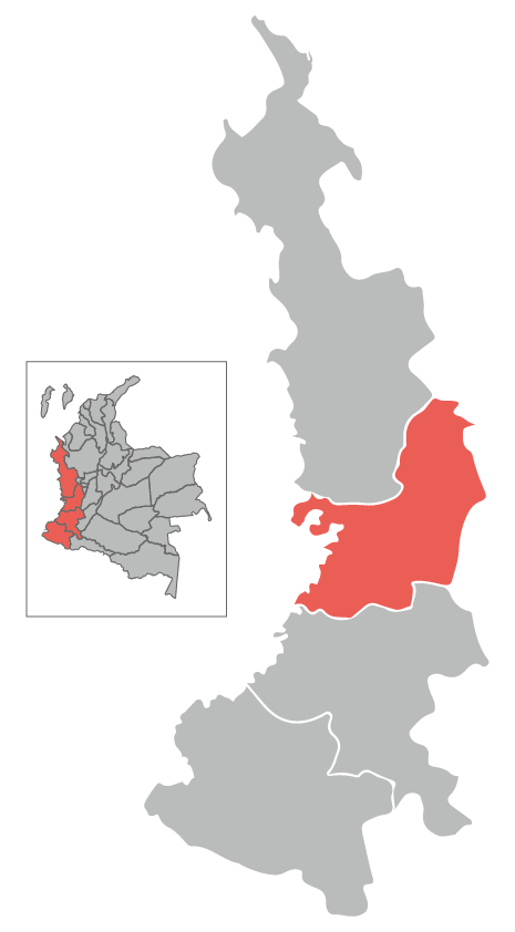 Mapa del proyecto Ciudadanía al Cuidado de la Paz